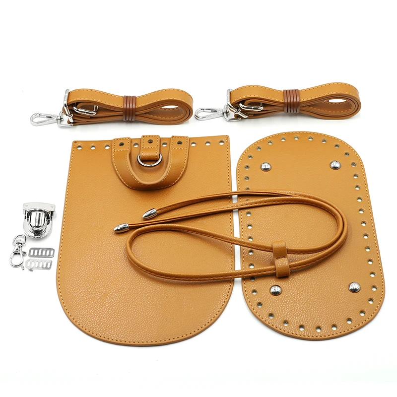 DIY Handmade Bag Accessories With Bag Bottom Flap Cover Shoulder Strap Bag Belt Hardware Parts For Women Backpack  #E