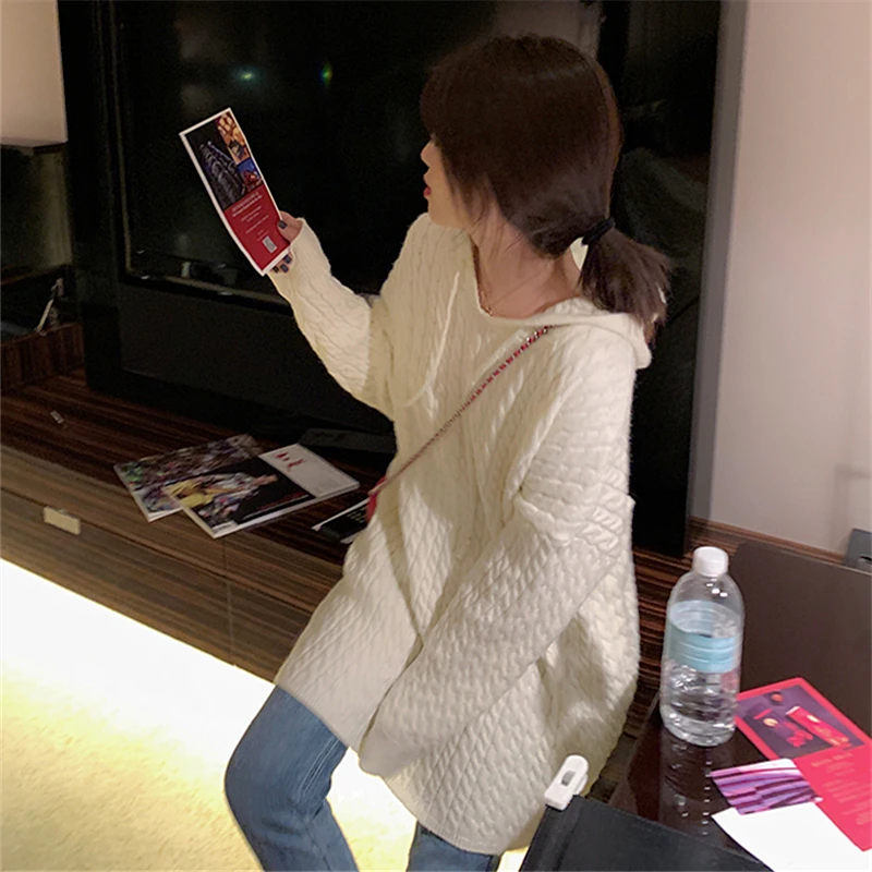 Женские свитера Осень-зима корейский пуловер вязаный свитер джемпер теплый с