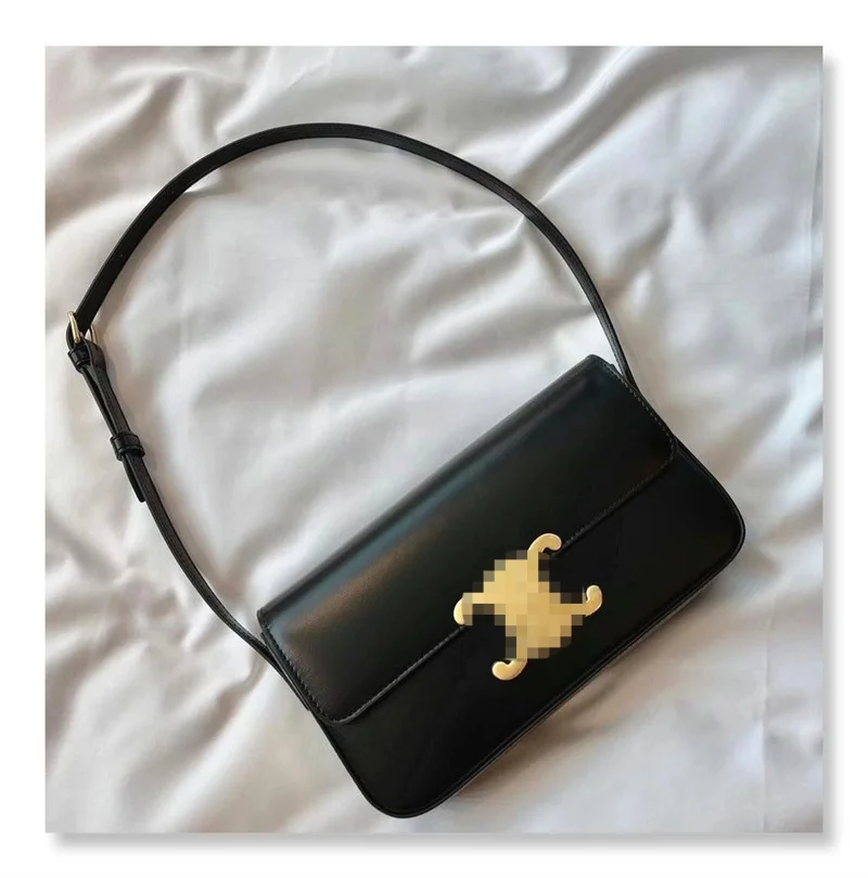 

Luxury Brand PU Solid Color Ladies Handbag Fashion Casual Shoulder Bag Small Square Wallet Women's Armpit Bag Mobile Wallet