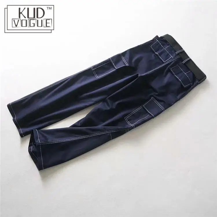 Брюки палаццо Boho брюки карго с высокой талией женские корейские свободные