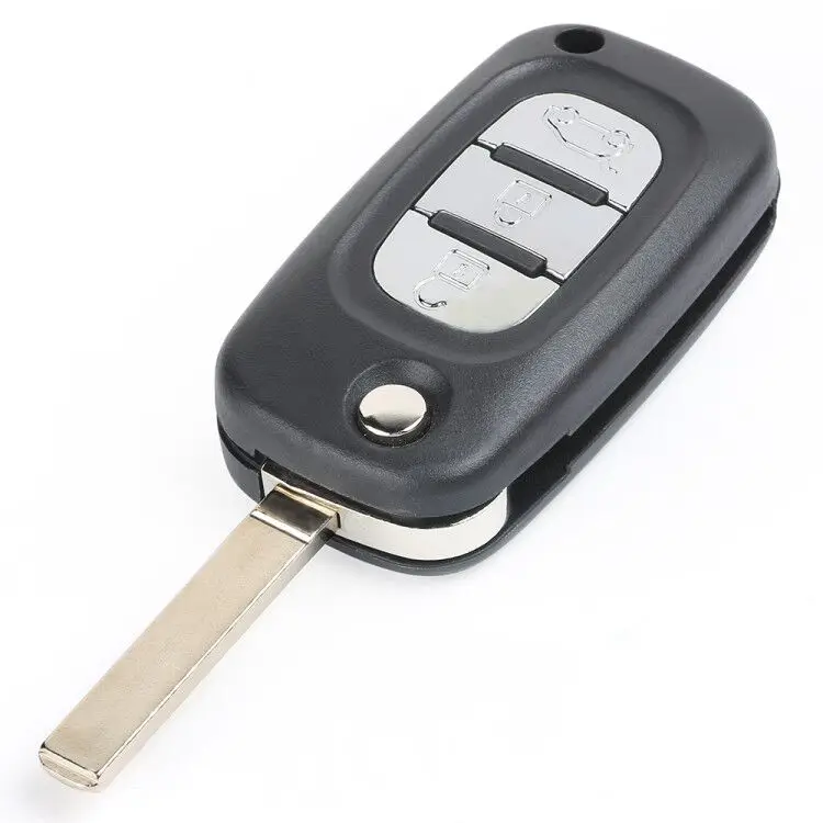 Дистанционный ключ брелок KEYECU с 3 кнопками 433 МГц PCF7946 чип для Renault Kangoo Clio Modus Trafic