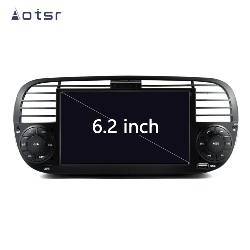 Aotsr для Fiat 500 2015 2016-2019 автомобильный Android 9 мультимедийный радио плеер GPS навигация