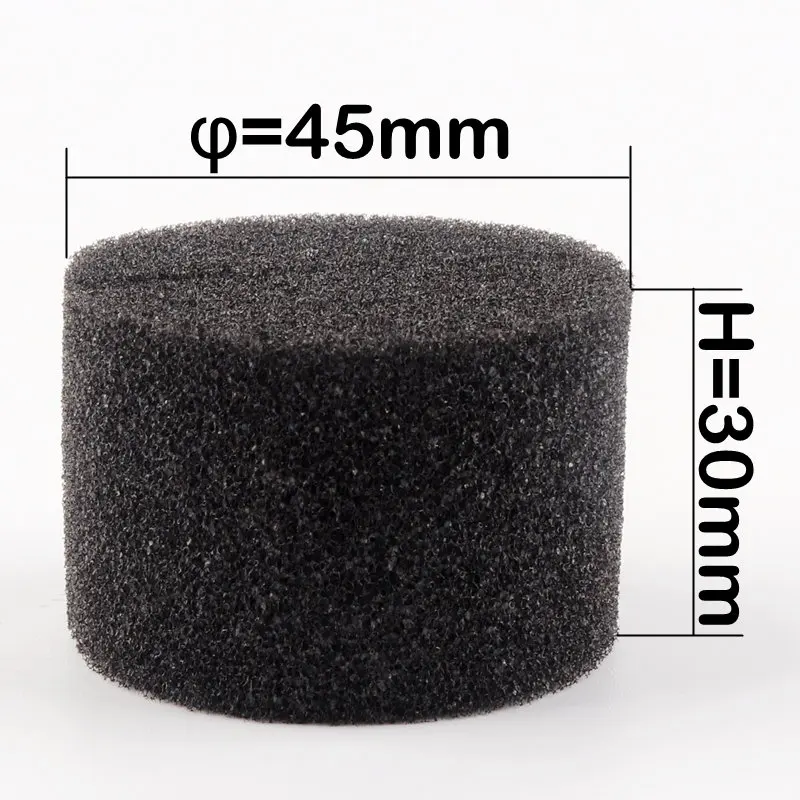 Dia 45 by 30mm Black 100 шт. черная губка для корыта Гидропоника блок клонирования воротник Aquaponics сетчатый горшок губка анти-альга 4 размера - Цвет: Dia 45 by 30mm Black