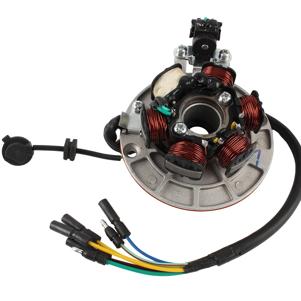Мотоцикл 5-проводный 6-полюсный для генератора катушек статора скутера мопеда Lifan