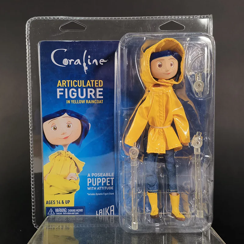 NECA Coraline и секретная дверь фильм экшн фигурка игрушка кукла модель|Игровые