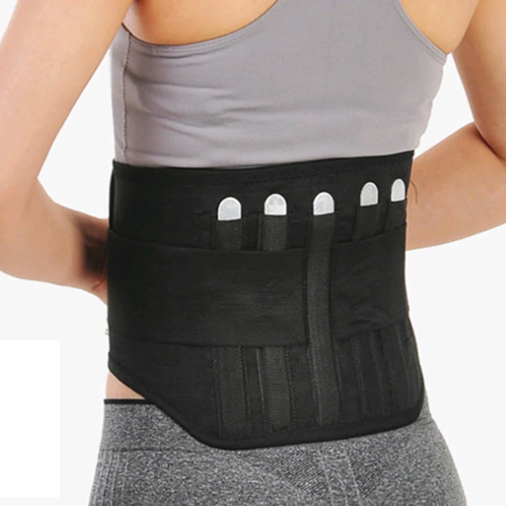 

Tourmaline Self-Heating Magnetic Therapy Steel Bar Lumbar Belt Back Brace Waist Protector Braces&Supports Injury Relieve Fatigue
