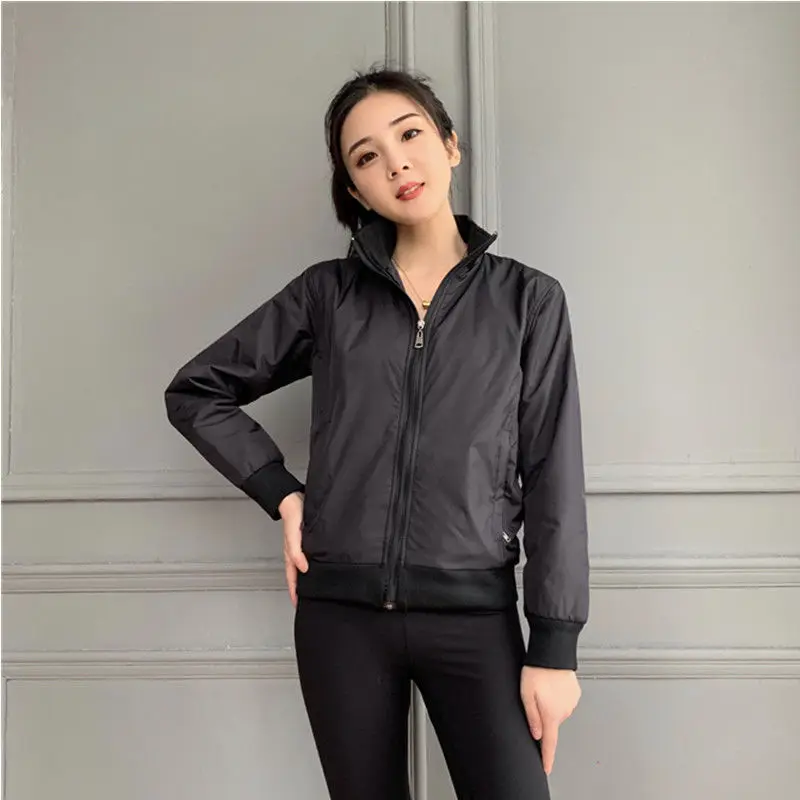 Новинка 2020 весенне-осенняя Женская ветровка бейсбольная форма пальто в