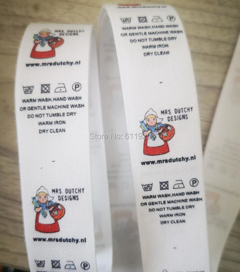 Бесплатная доставка индивидуальная хлопковая печать этикеток/частная