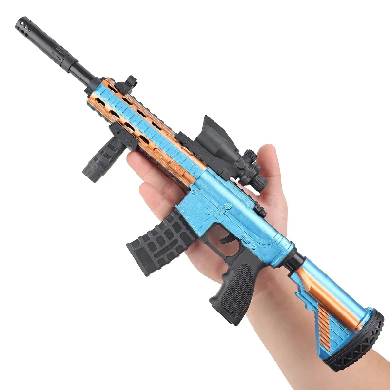 Маленький размер AWM 98K M416 снайперский штурмовой розовый игрушечный пистолет