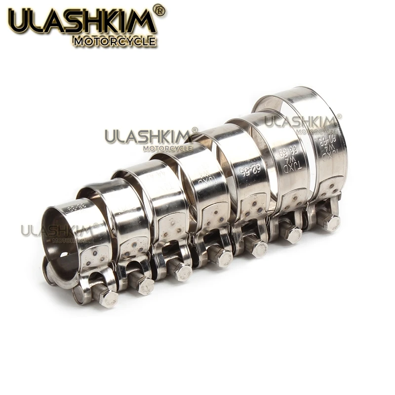 100% Новинка 17-252 мм нержавеющая сталь зажим для выхлопной трубы мотоцикла зажима