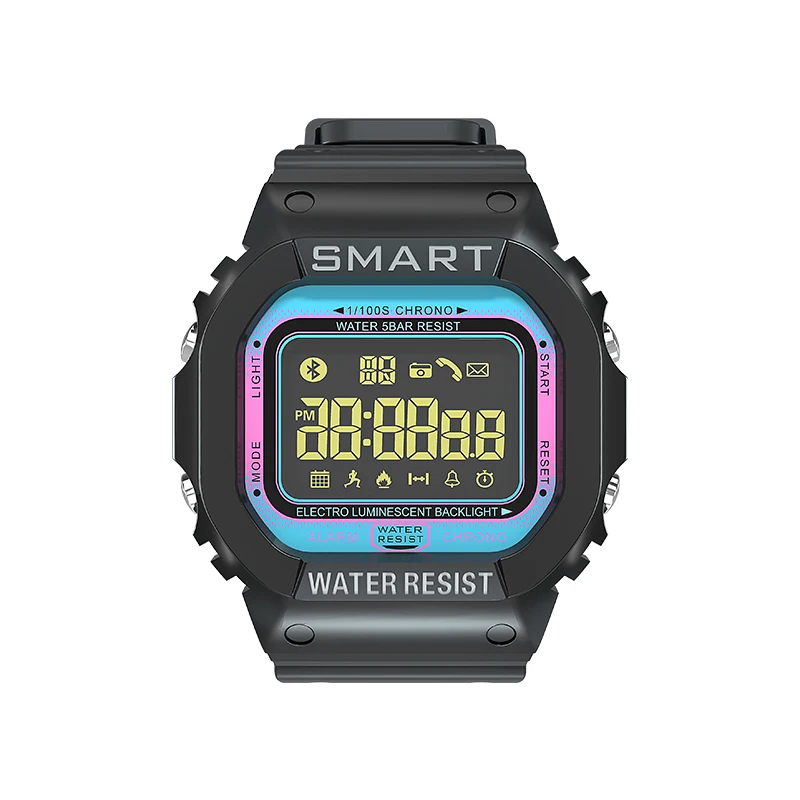 Blue 696 EX16T спортивные Смарт-часы IP67 глубина водонепроницаемый фитнес-трекер счетчик шагов напоминание о звонке длительное время ожидания спортивный смарт-браслет - Цвет: Blue