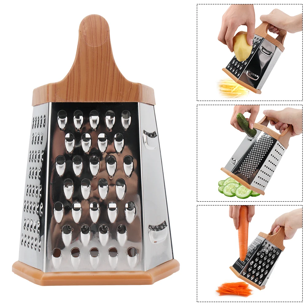 Мини-шестисторонняя терка из нержавеющей стали строгальный станок