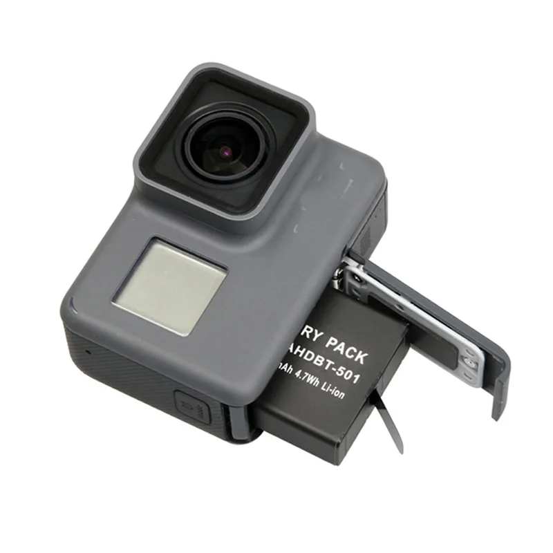Черный аккумулятор для GoPro Hero 5 6 7 8 + двойное зарядное устройство GOPRO hero аксессуары