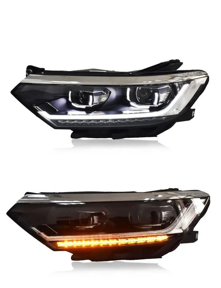 Автозапчасти Luces Led Para авто Drl аксессуары автомобильные лампы фары автомобильные фары в сборе 17 18 для Volkswagen Magotan