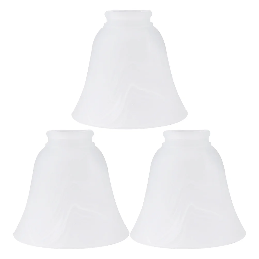 

3pcs Frosted Glass Lamp Shade E27 Interface Lamp Cover Light Shade for Home