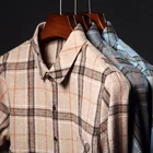 Высокое качество, новый бренд, рубашки для мужчин, модный дизайн, длинный рукав, приталенный крой, корейский стиль, большие и высокие, клетчатая повседневная одежда для мужчин 2022