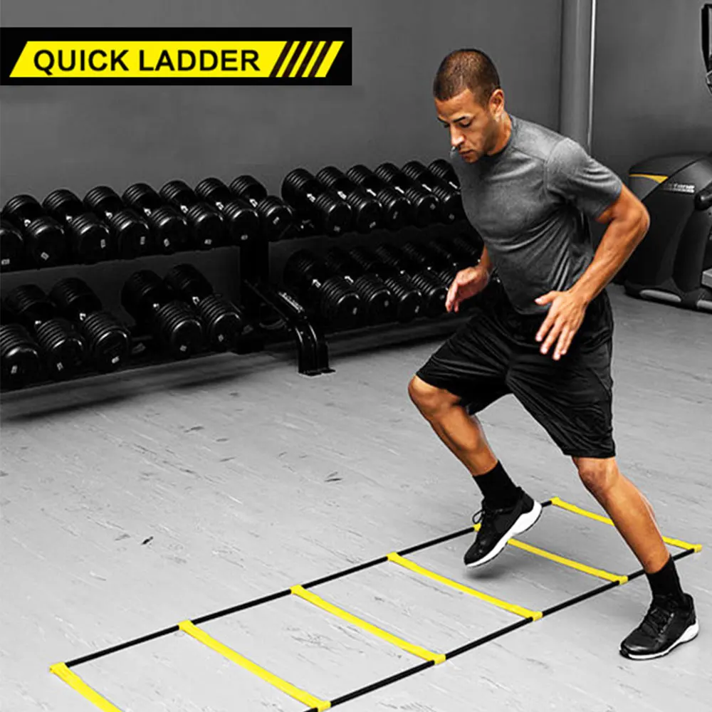 Нейлоновые ремни тренировочные лестницы скорость ловкость лестница гибкая для