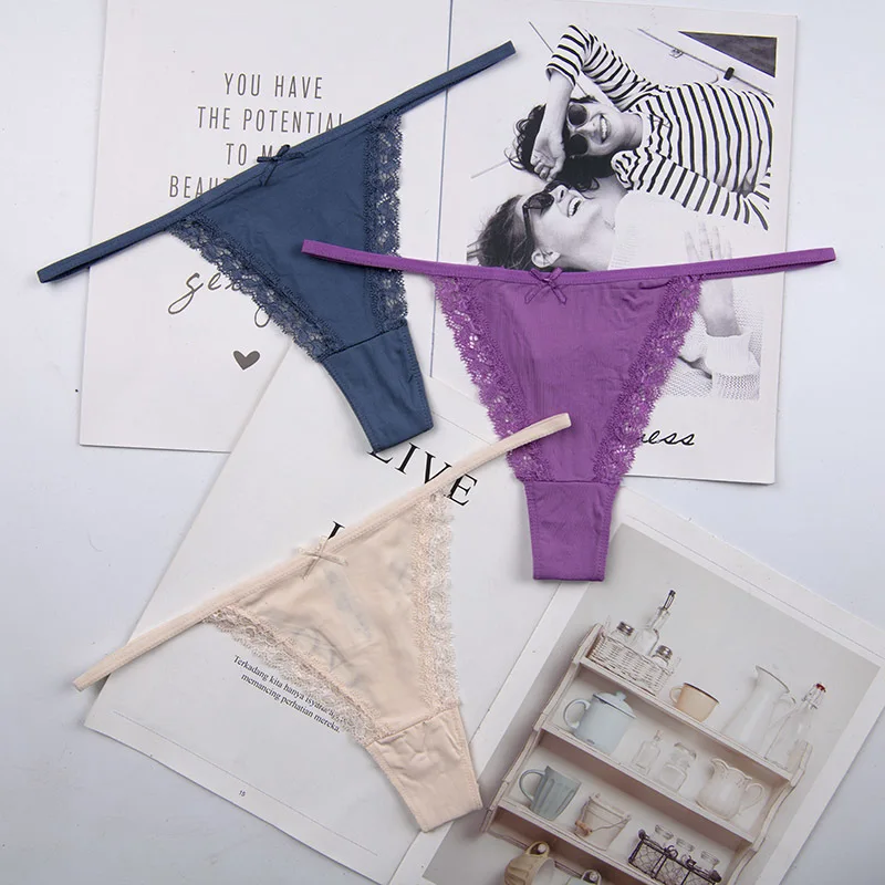 1 шт. женские кружевные Трусы стринги|Женские трусики| |