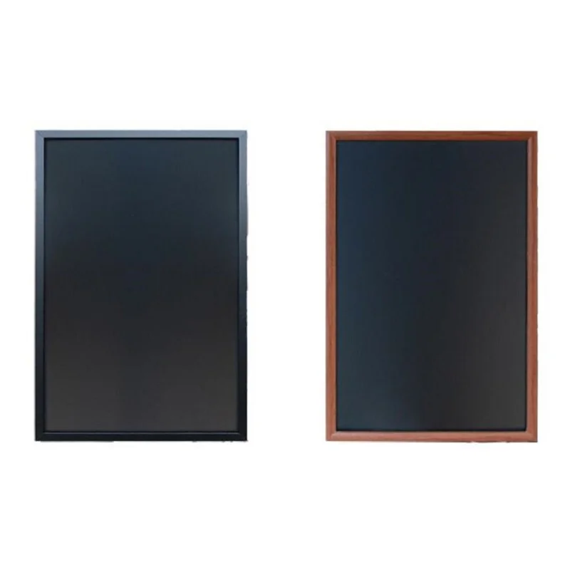 2019 Newest Retro Creative Magnetic Blackboard Wooden Double-Sided Hanging Restaurant Menu Price List Blackboard 40/50/60cm