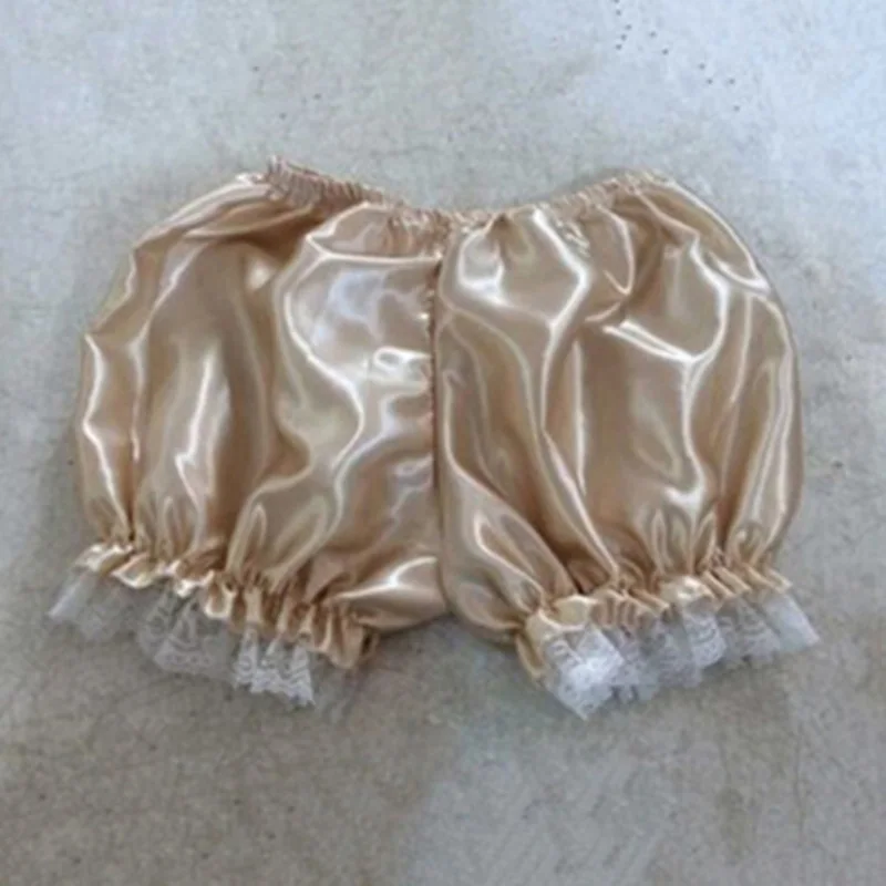 

HENGSONG Summer Street Casual Women Short Pants Women All-match Loose Shorts Soft Lace Crochet Pumpkin Bubble Lantern Shorts