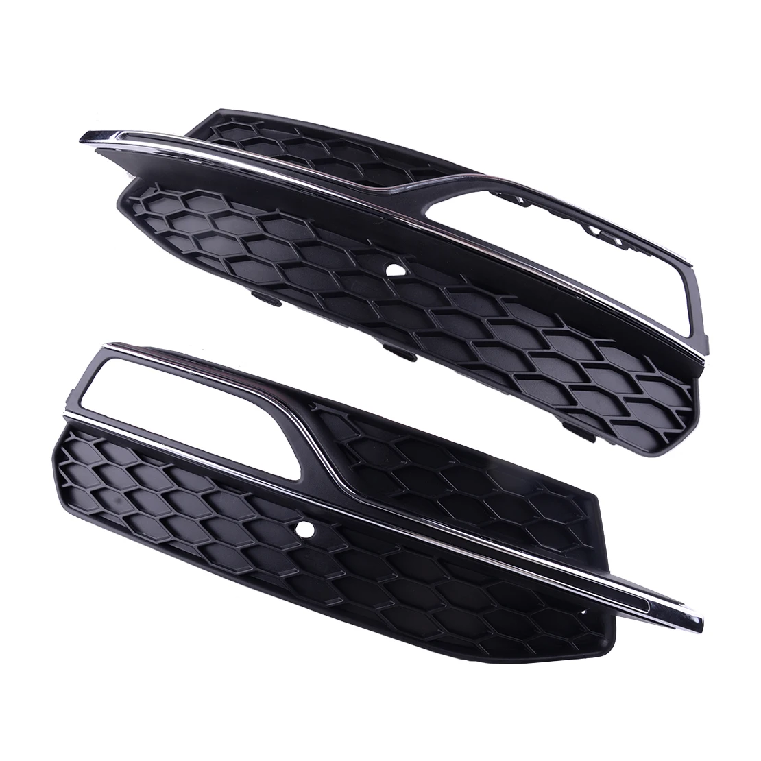 

CITALL 1 пара 8V3807681G 8V3807682G бампера нижняя туман светильник решетка решетки крышка подходит для Audi A3 S3 S-Line 2013 2014 2015 2016