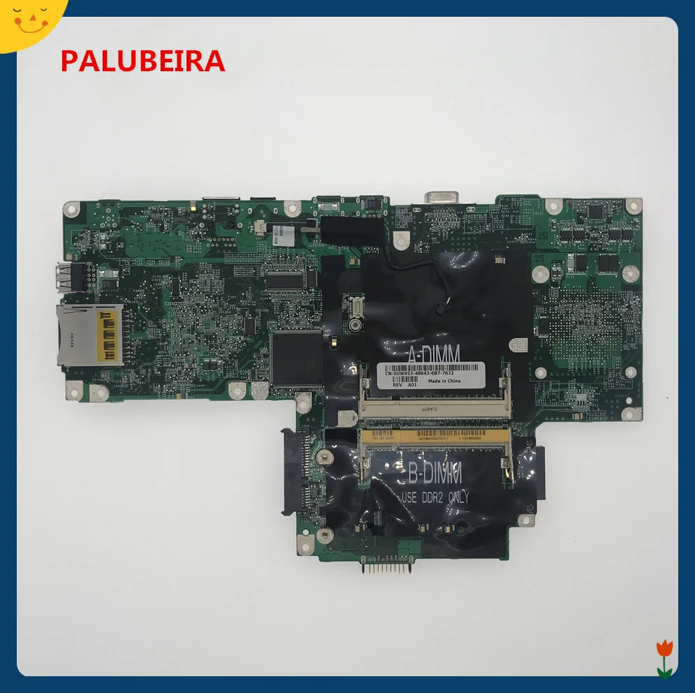 PALUBEIRA CN 0UW953 UW953 для Dell 1501 Материнская плата ноутбука 100% рабочих|Материнские платы