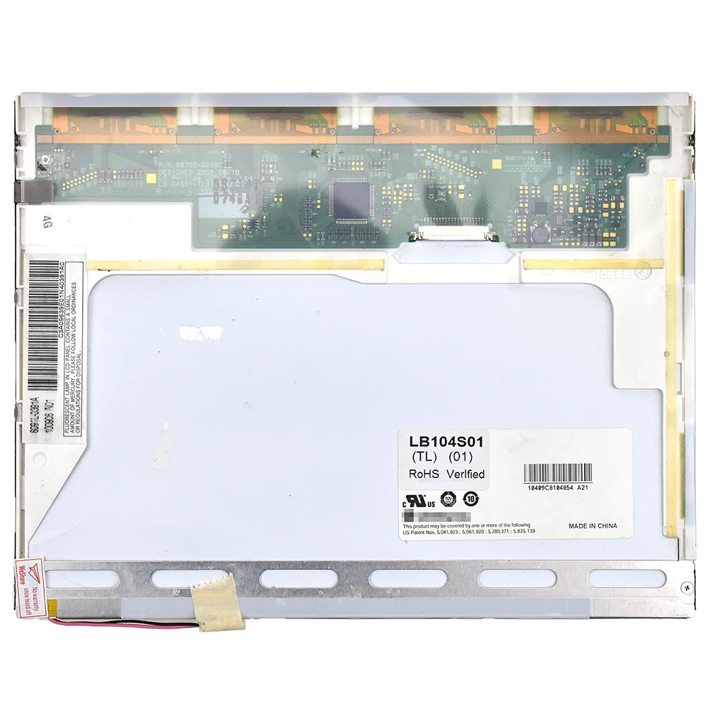 Оригинальный промышленный ЖК-экран A + 10 4 дюйма 100% оригинальный тест LB104S01(TL)(01)