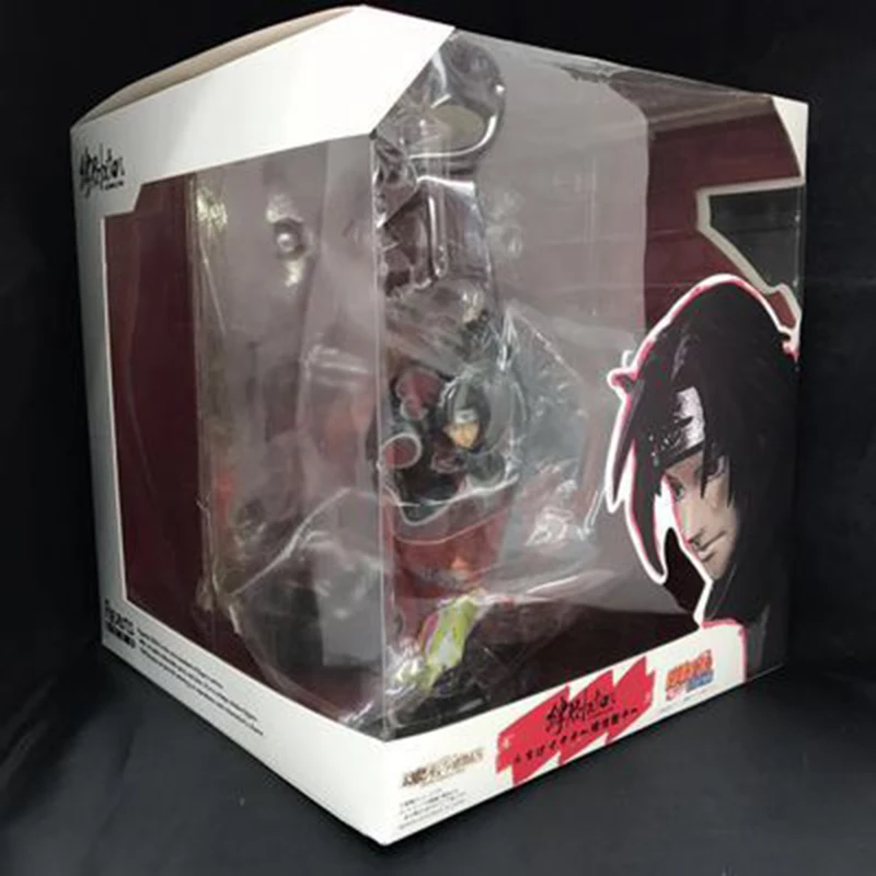 

23cm Anime Naruto PVC Action Figure Zero Uchiha Itachi Fire Sasuke Susanoo Relation Collection Model Toy