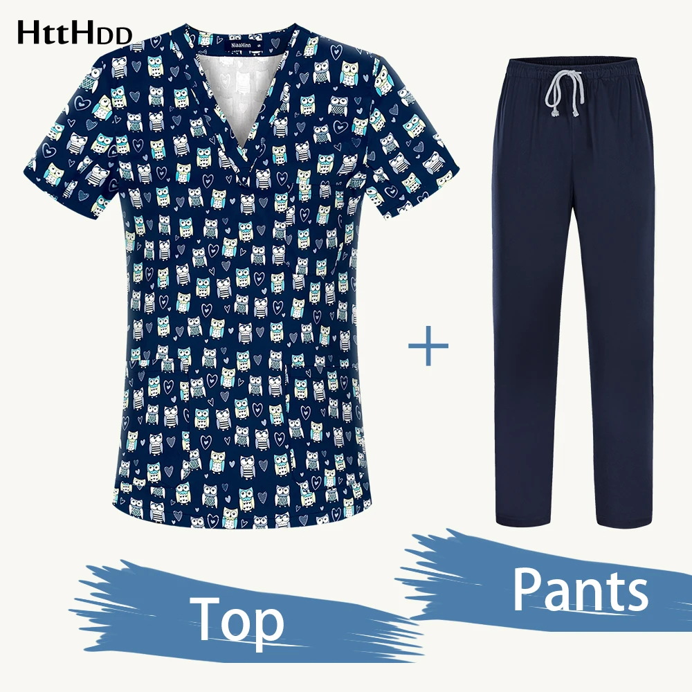 Ветеринарная фармацевтическая Стоматологическая медсестра Новые Топы модная