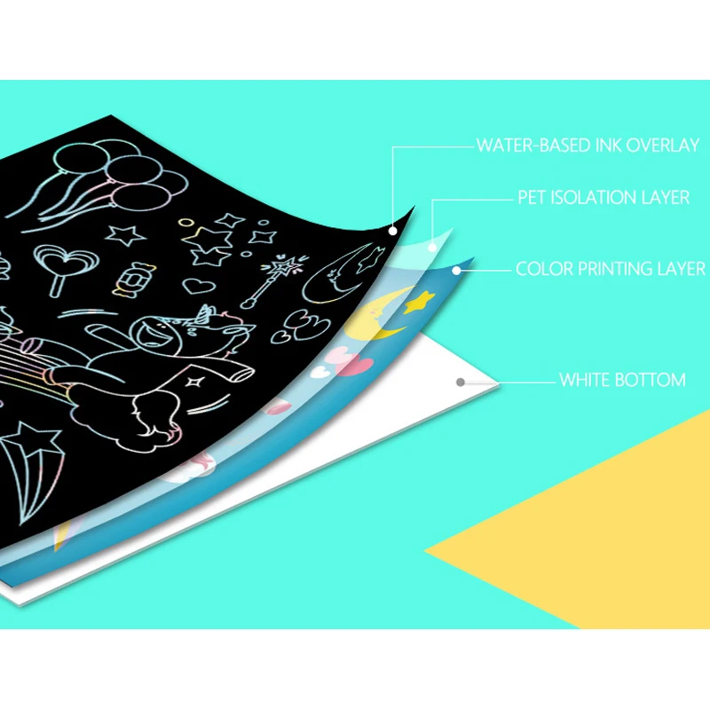 Волшебная Цвет Радуга (динозавр/Единорог с рисунками животных из мультфильмов