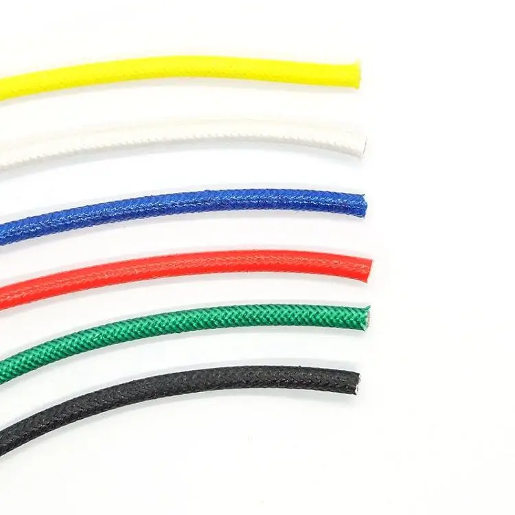 1 м силиконовый провод 18AWG освещение медный кабель стекловолокно Плетеный