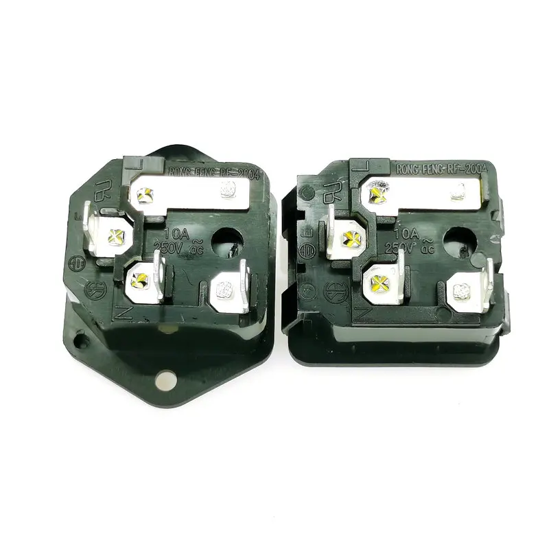

1 . RONG FENG ( ) RF-2004 IEC 320 C14 rewirable 3- 10A /250V IEC60320C14