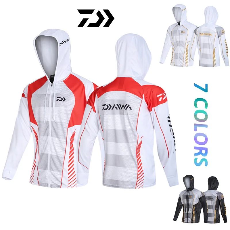 

Furakuma Daiwa Fishing Clothing Windproof Zipper Jacket Anti-Mosquito Coat Fishing Jersey Running Riding shirt Cycling Clothes