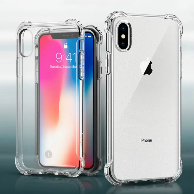 Ультратонкий Прозрачный Силикон ТПУ чехол для iPhone 11 Pro XS MAX XR 6 7 6S 8 Plus защитный резиновый чехол для телефона для iPhone 11Pro MAX