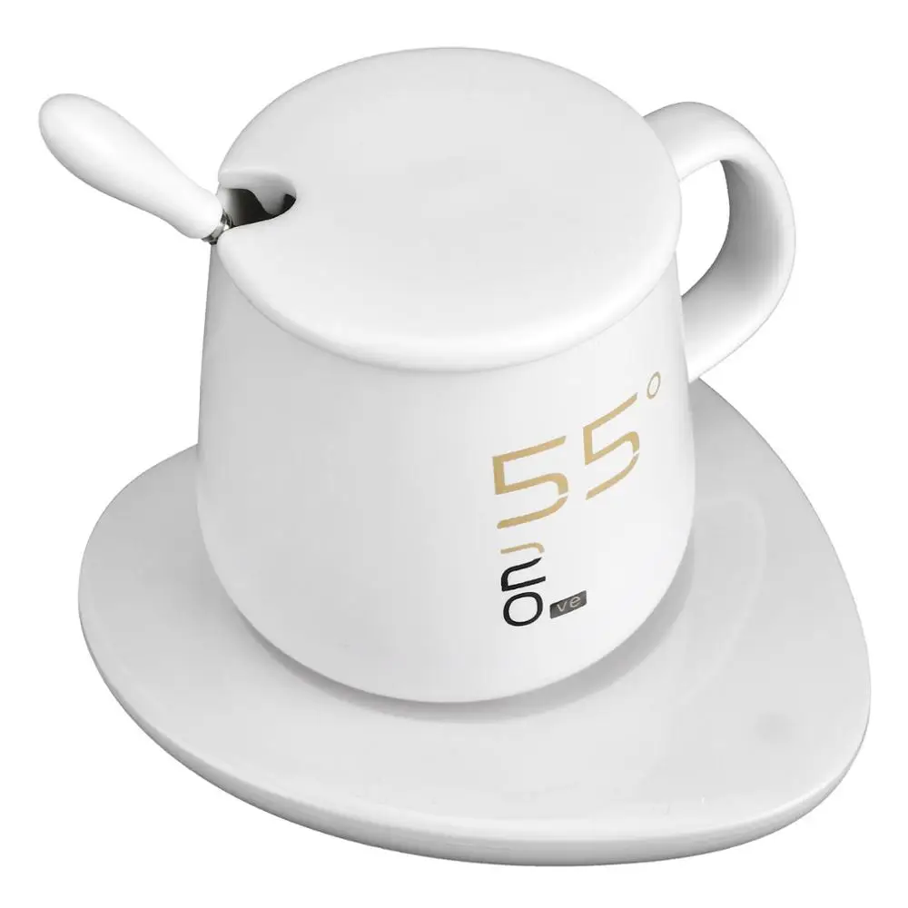 

Набор розовых кофейных кружек, керамическая чашка с подогревом, лучший подарок на день рождения, Рождество, День Святого Валентина CN 220V