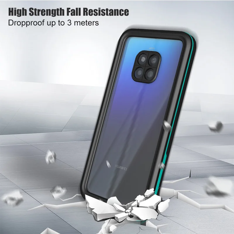 Водонепроницаемый пыленепроницаемый чехол для телефона Huawei Mate30 Pro P30 IP68 дайвинга