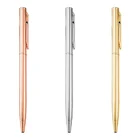 Шариковая ручка, 1,0 мм, розовое золото, Офисная деловая ручка
