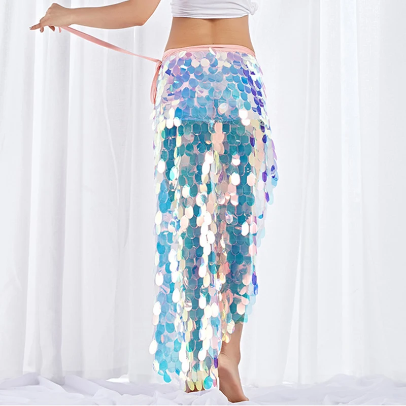 Профессиональный женский костюм русалки для танца живота сетчатый топ и юбка с