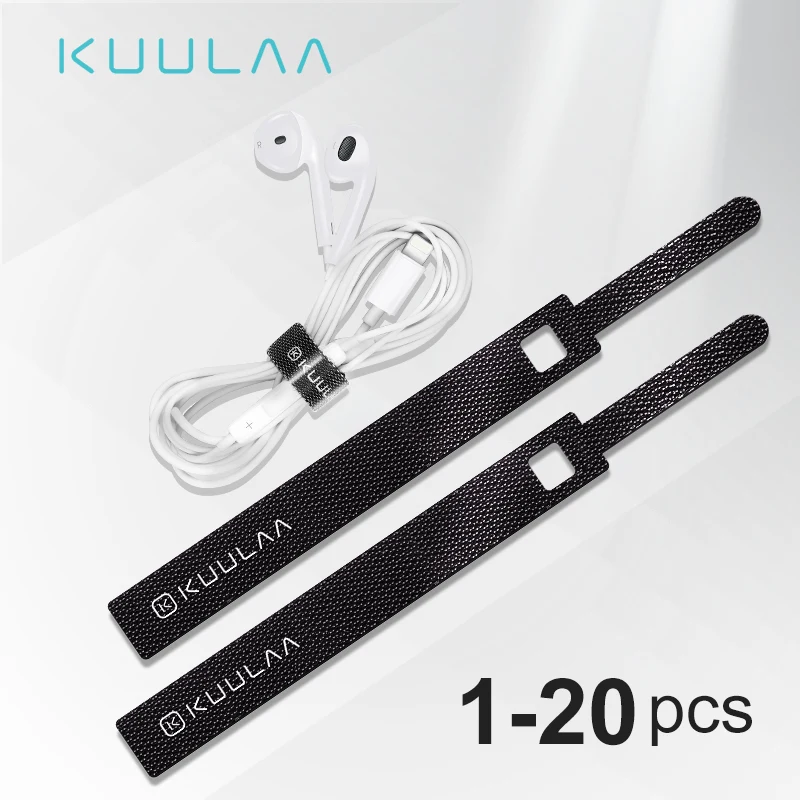 KUULAA Кабельный органайзер для телефона usb-шнур намотки наушников держатель шнур мышки протектор кабель питания управление HDMI Aux