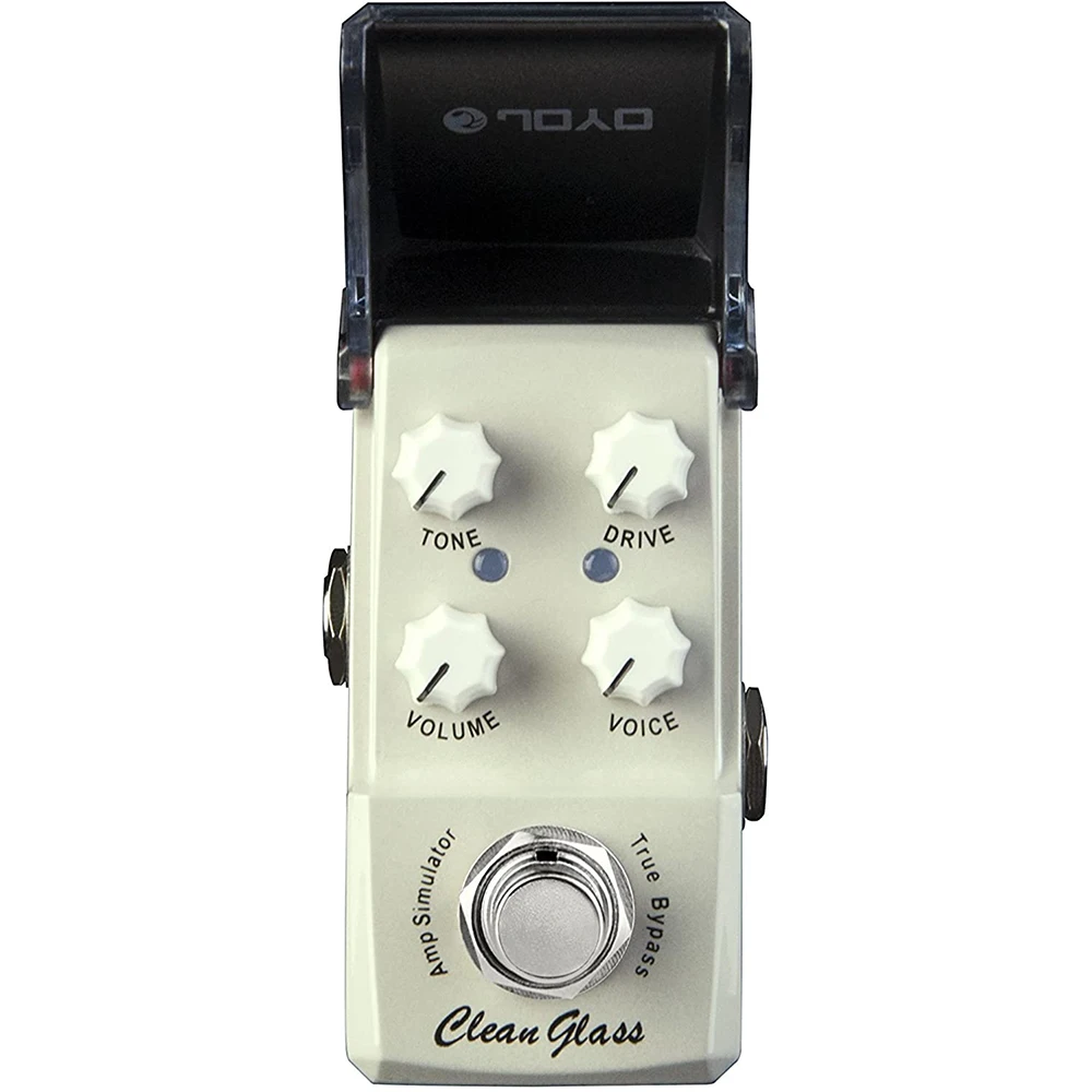 JOYO JF-307 Clean Glass Classic Sound Simulator True Bypass Electric Guitar Pedal Overdrive Pedal Effect for Electric Guitar