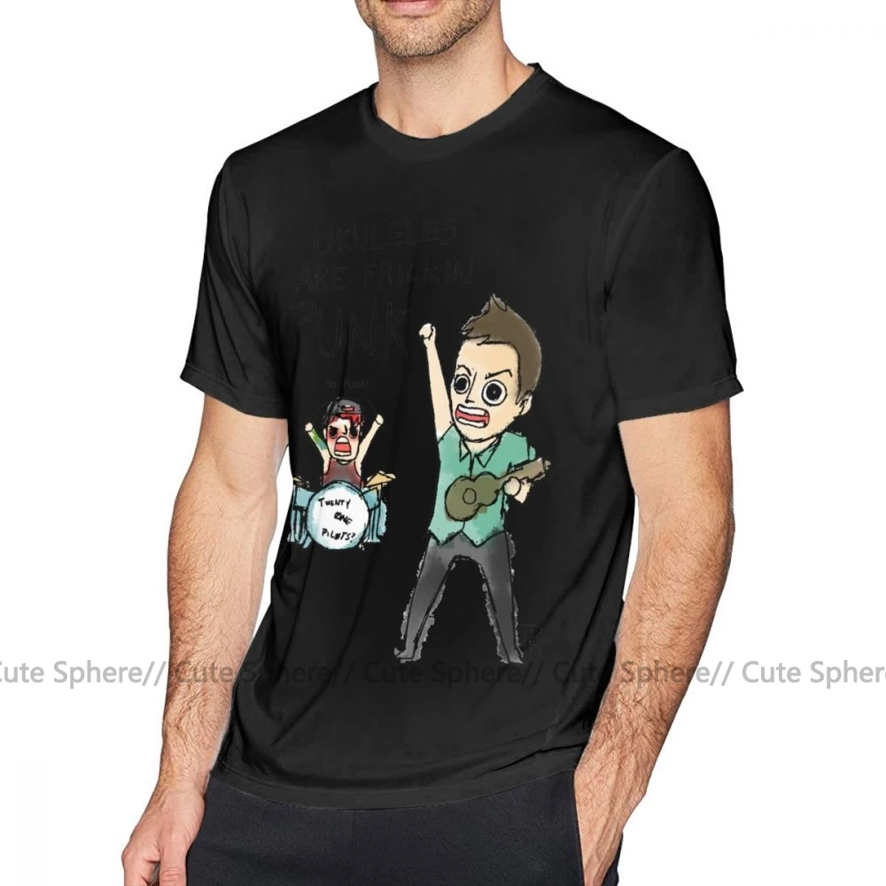 Панк футболка Гавайских гитар FRICKIN панк официальный с объемным принтом Футболка