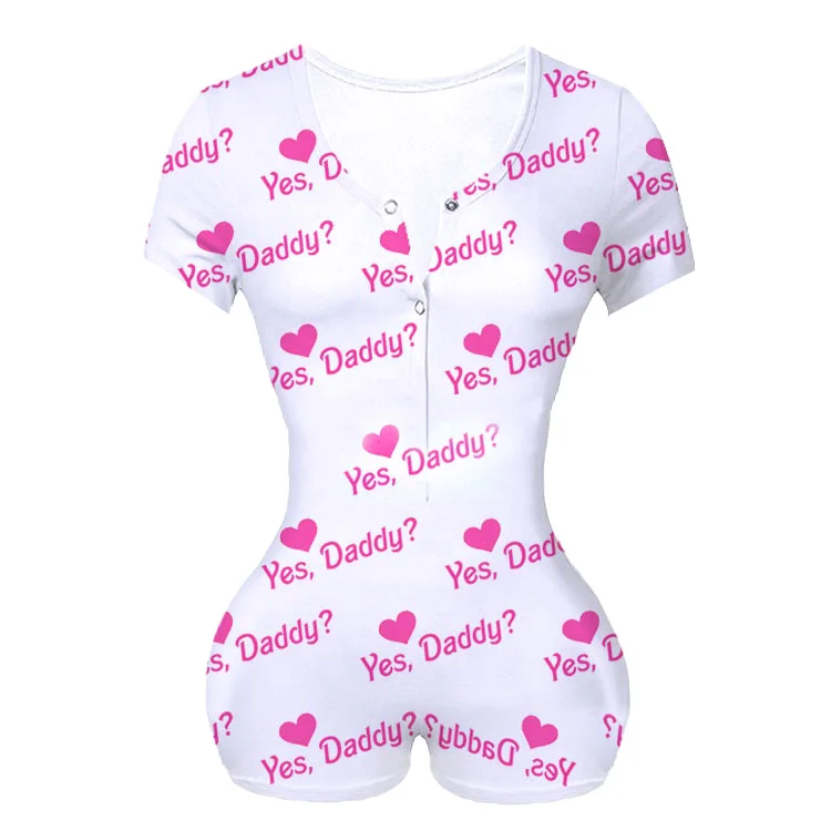 Women V Neck Leotard Printed Short Sleeve Jumpsuit Shorts Rompers Bodysuit BMF88 |