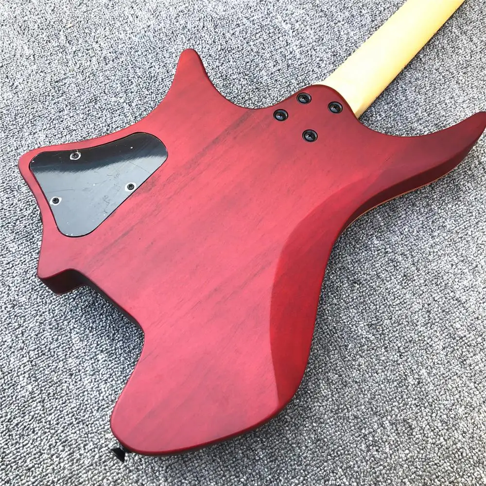 

Top Quality Headless Electric Guitar Mahogany Body Maple Neck 24 Frets Guitrra Free Shipping