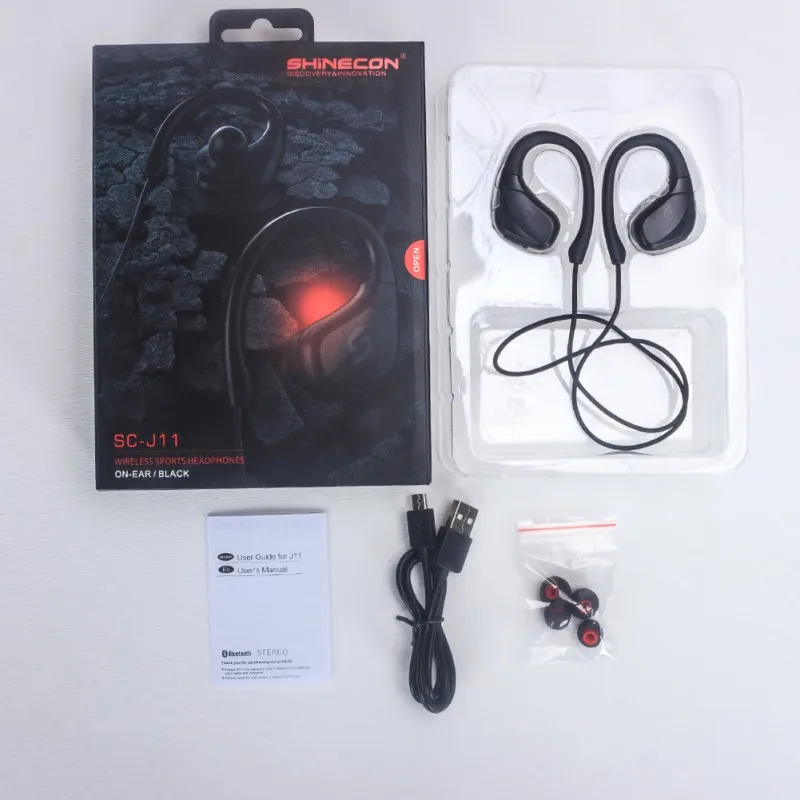 Bluetooth наушники Лучшие Беспроводные спортивные водонепроницаемые HD стерео с