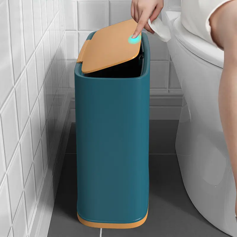 

Lata de lixo lixo pode reciclar cubos de armazenamento na cozinha coberta banheiro despejo residuos escaninhos de lixo cesta de