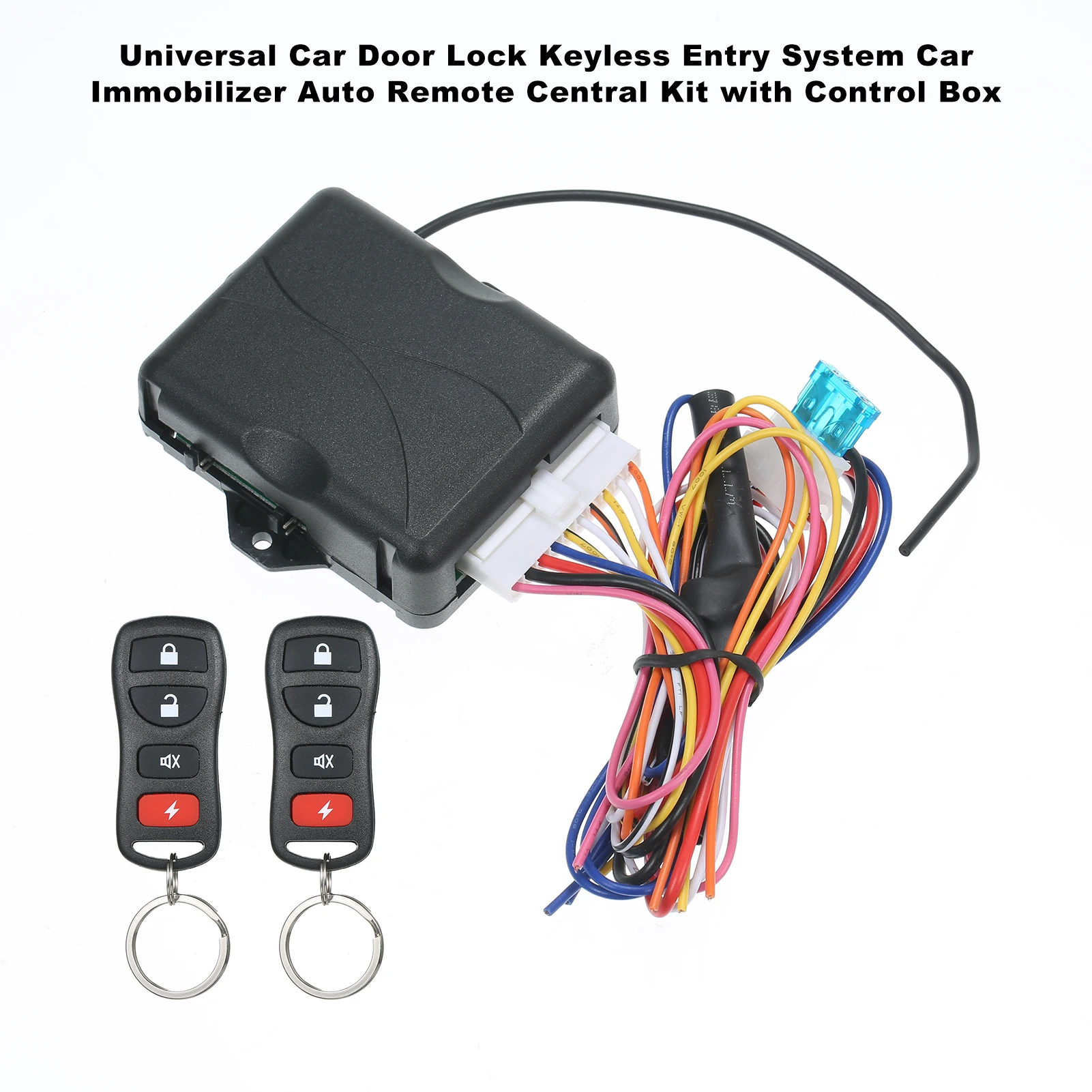

Vehicle general remote control central door lock keyless entry system, remote control to open the trunk, automatic window