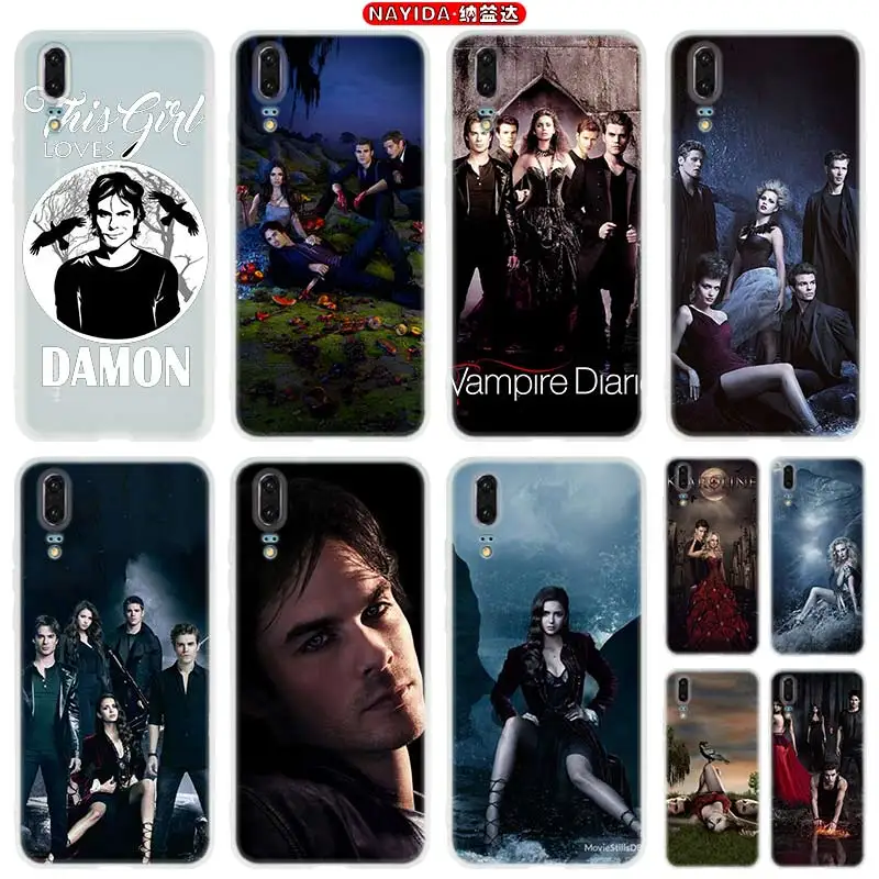 

Чехол для телефона Huawei P40 P10 P20 P30 Lite Plus Pro P8 P9 Lite P Smart Z 2019, чехол со звездами и дневниками вампира