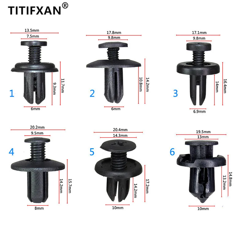 30 шт. фиксаторы для бампера автомобиля|Клипсы и зажимы авто| |