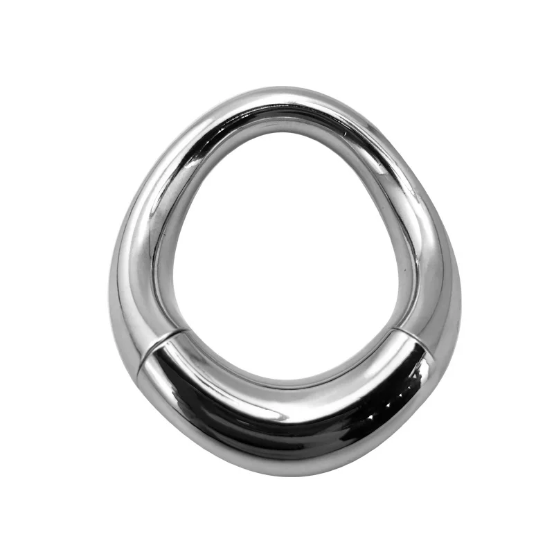 Magnetic bondage lock cock Ring Heavy male metal Ball Scrotum Stretcher Delay ejaculation BDSM Sex Toy men | Красота и здоровье