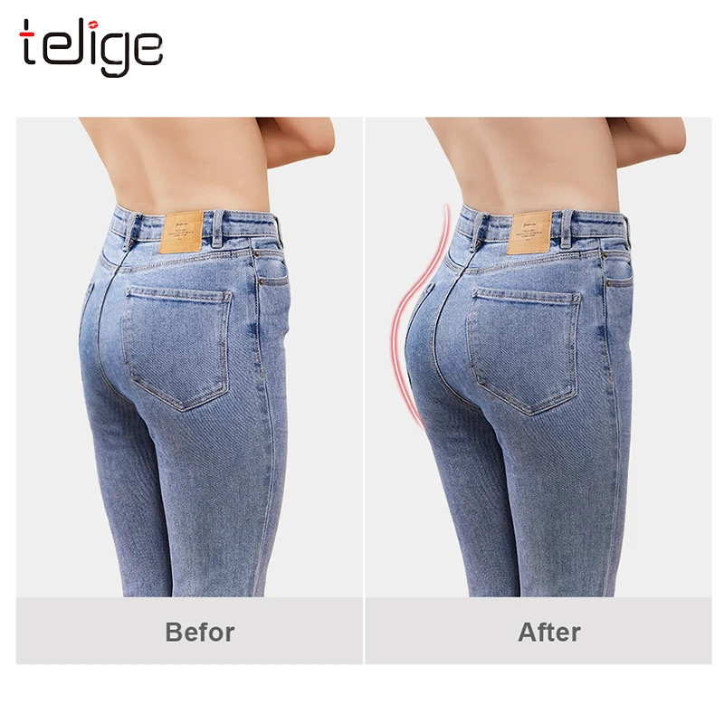 Женское Бесшовное белье брюки с подтягивающим эффектом Высокая талия женские